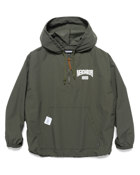 NEIGHBORHOOD ANORAK JACKET OLIVE DRAB S | chaofightshop.com