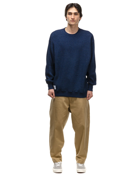 ニット/セーターWTAPS ALL 02 SWEATER COTTON 藍染め - praksislaering.dk