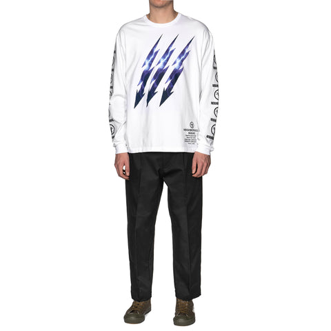 Lightning / C-Tee . LS White