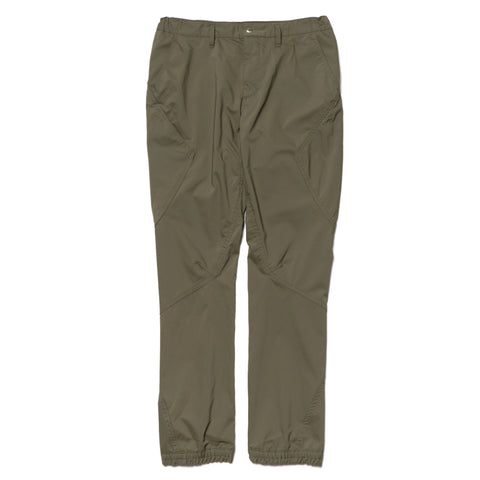 Cyclist Easy Rib Pants Tapered Fit Poly Twill PLIANTEX Olive