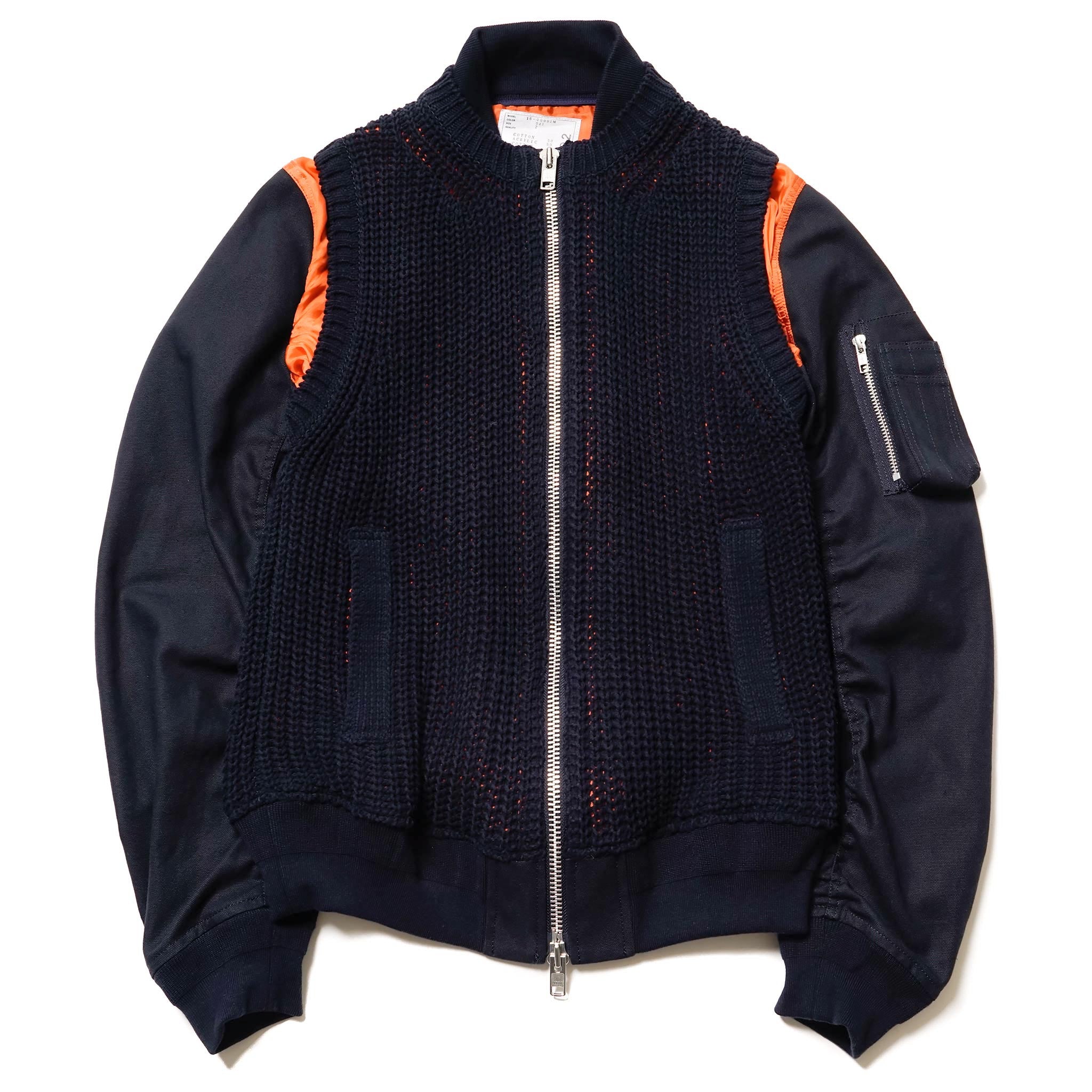 Sacai-Knit-Overlay-Blouson-Navy-1_2048x2