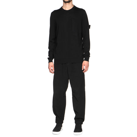 stone island shadow project Wool Silk Crewneck Knit Sweater Black