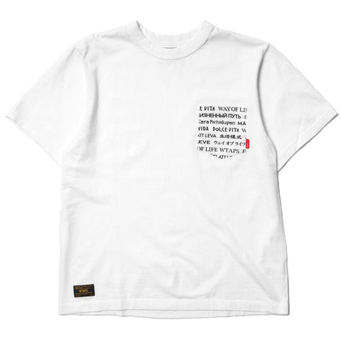 W)taps - wtaps STANDART / SS / COTTON WHITE LARGEの