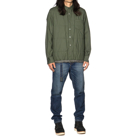 sacai Typewriter Shirt Khaki