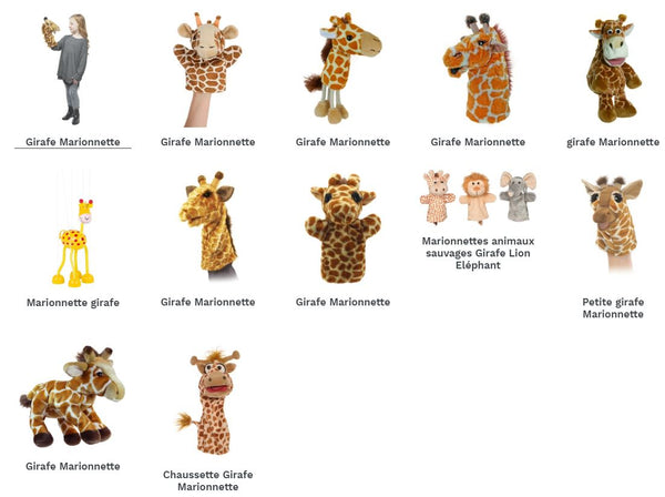 Girafe Marionnette