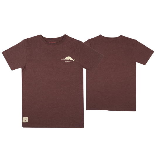 MEN teeshirt - Noodle arms Wine