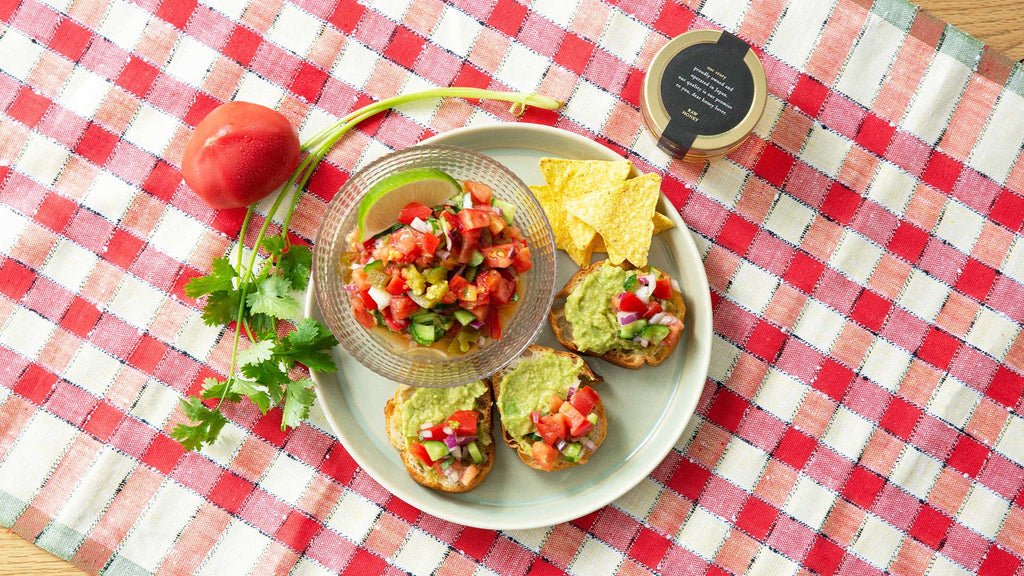 pico de gallo with raw honey