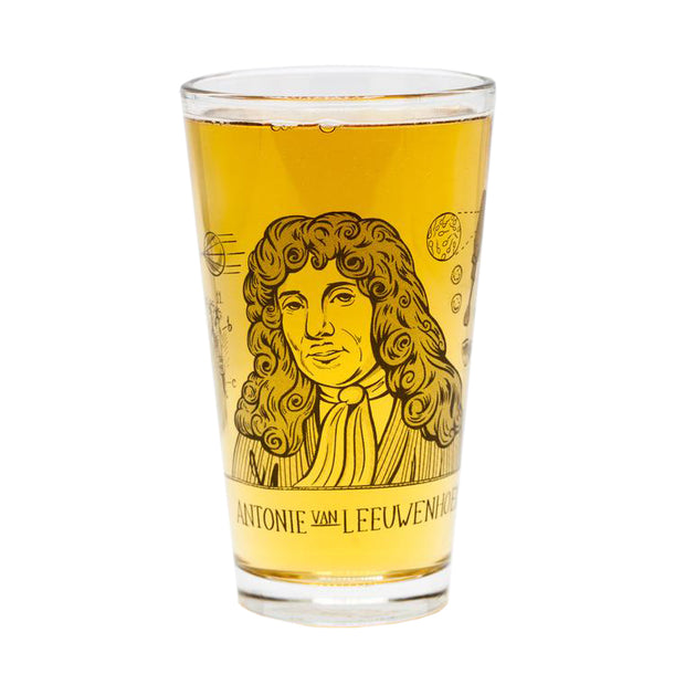 Antonie Van Leeuwenhoek Pint Glass | Field Museum Store