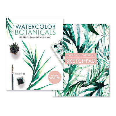 Watercolor Botanicals: 20 Prints to Paint and Frame | Field Museum Store