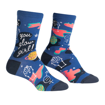You Glow Girl Crew Socks | Field Museum Store