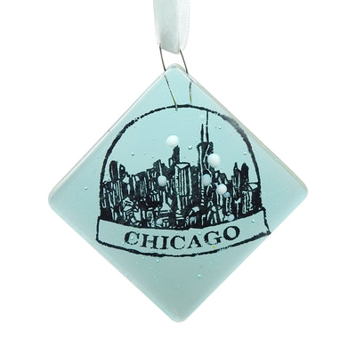 Chicago Snowglobe Glass Ornament | Field Museum Store