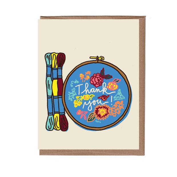 Needlepoint Thank You Greeting Card | Field Museum Store