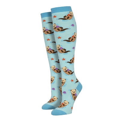 Otter Spotter Knee High Socks | Field Museum Store