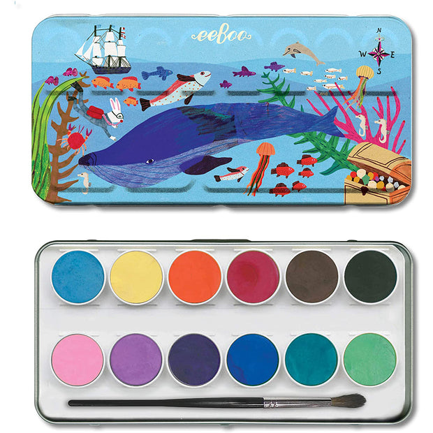In the Sea Watercolor Paints Set