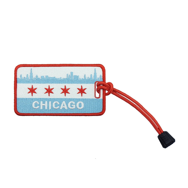 Chicago Skyline Flag Luggage Tag | Field Museum Store