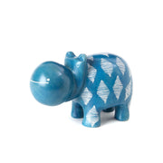 Blue Diamond Hippo Soapstone | Field Museum Store