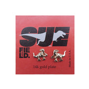 SUE the T. rex Gold Plated Earrings | Field Museum Store