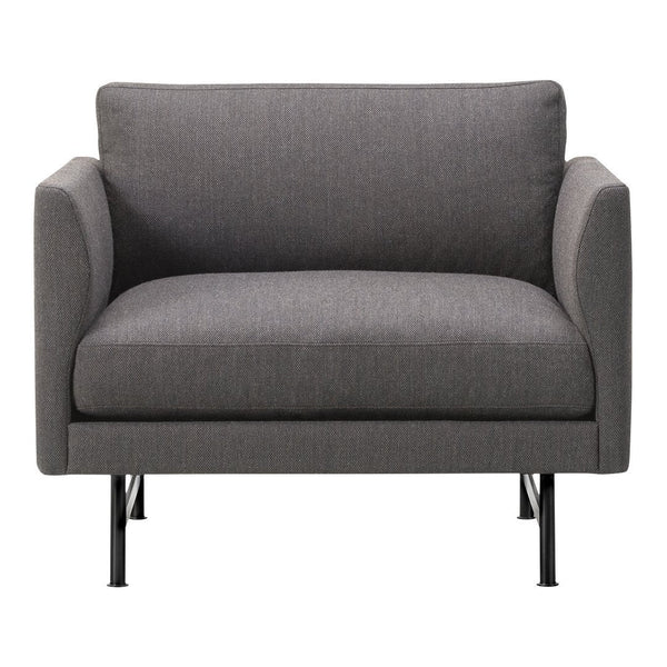 arabisk Faderlig trist Fredericia Furniture Calmo Lounge Chair 80 - Metal Base by Hugo Passos |  Danish Design Store