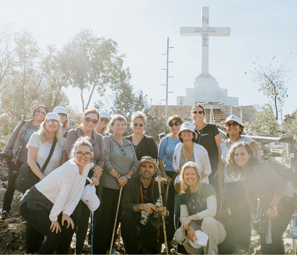 MSMH Pilgrimage 2016: Our morning trek up Cross Mountain