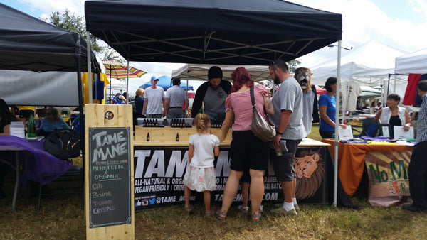 Tame Mane at Central Florida Veg Fest October 2015 - Orlando, FL