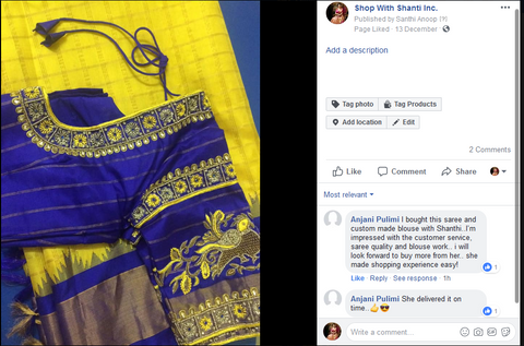 Gadwal Saree and Customised Blouse