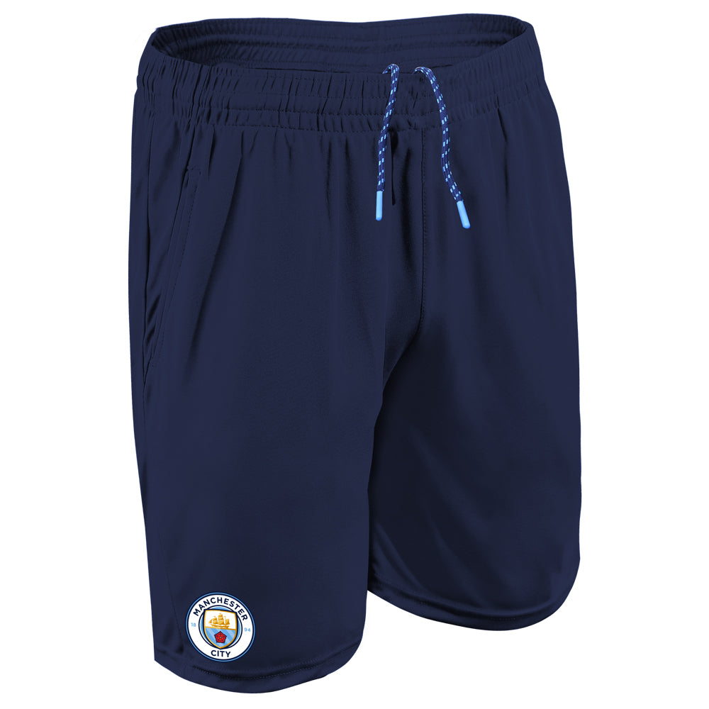Kinematica Vaccineren Rot Manchester City F.C. Adult Logo Men's Shorts