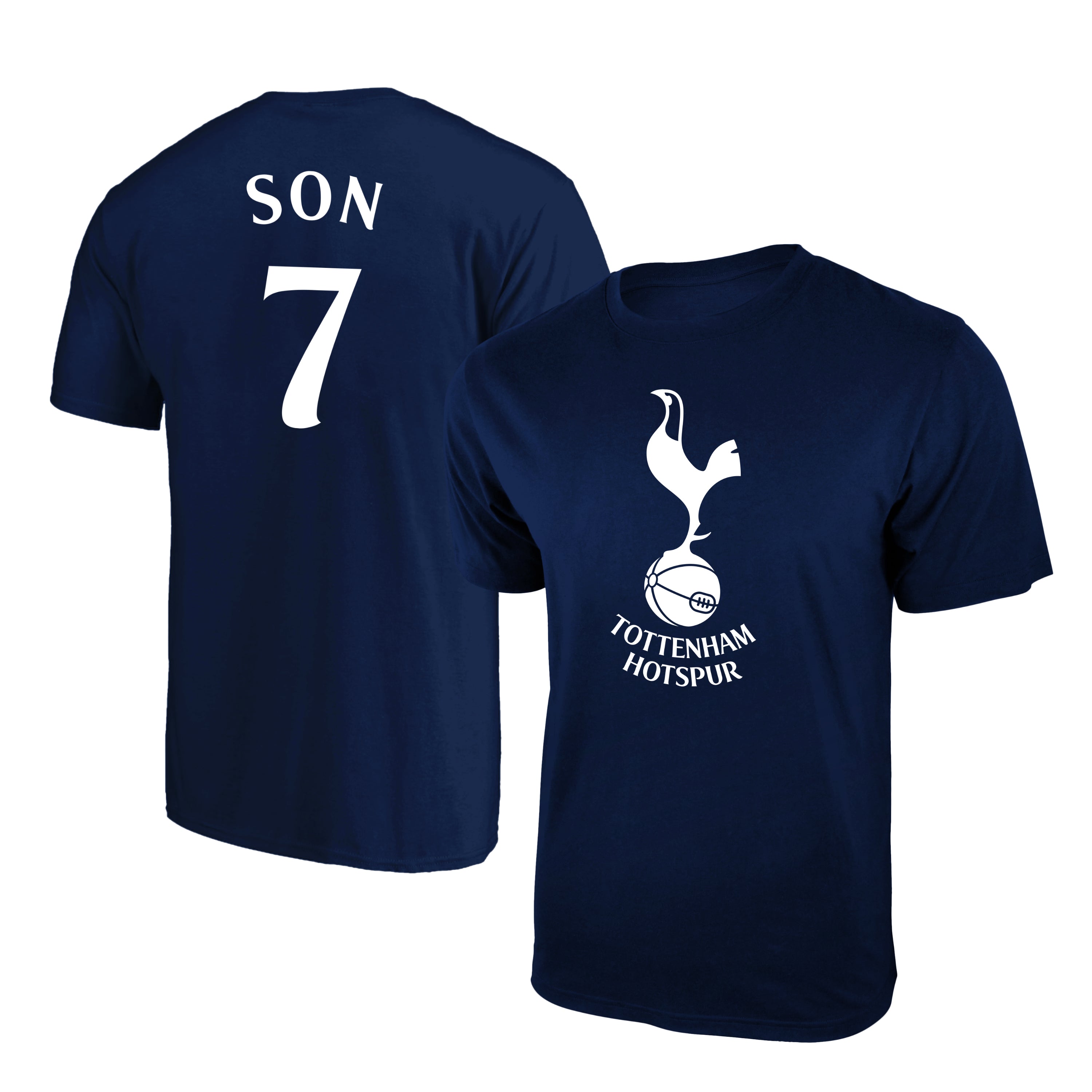 Donder influenza doneren Son Heung-min Adult Tottenham Hotspur Name & Number Logo T-Shirt