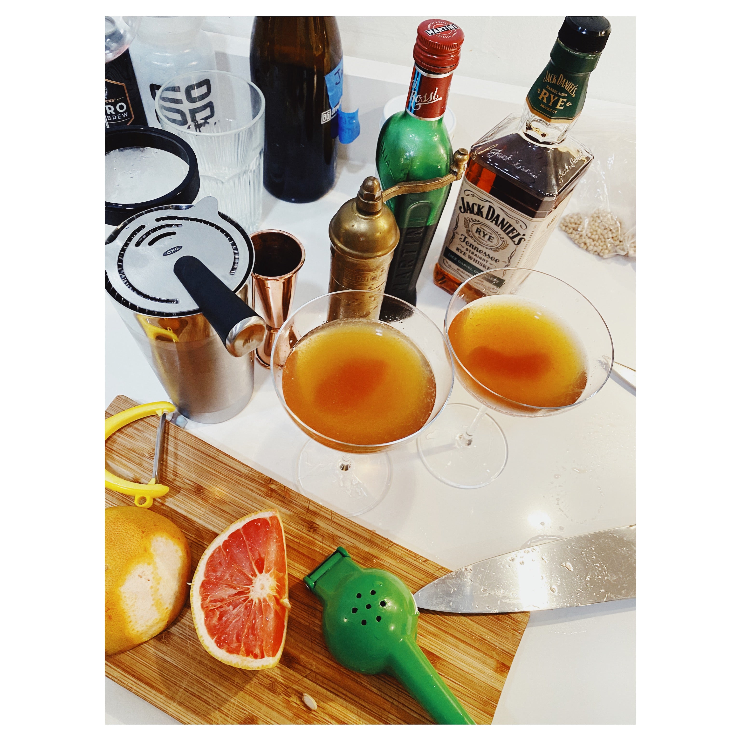 grapefruit rye cocktail recipe