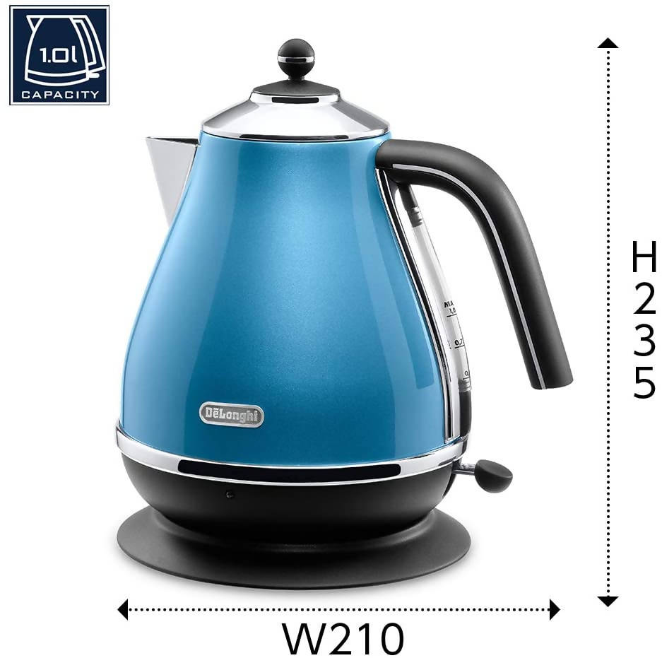 blue electric kettle