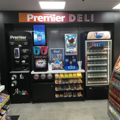 Absolute Drinks coffee tower installed at Heyside Mini Market Premier store 