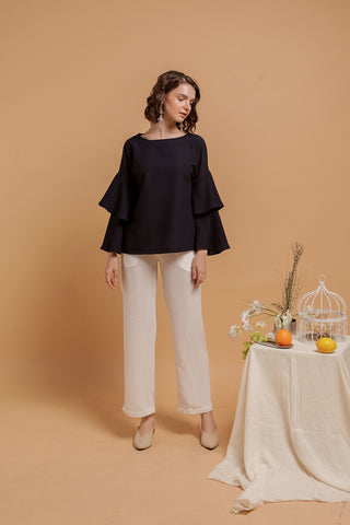 HANGING RUFFLE KAFTAN