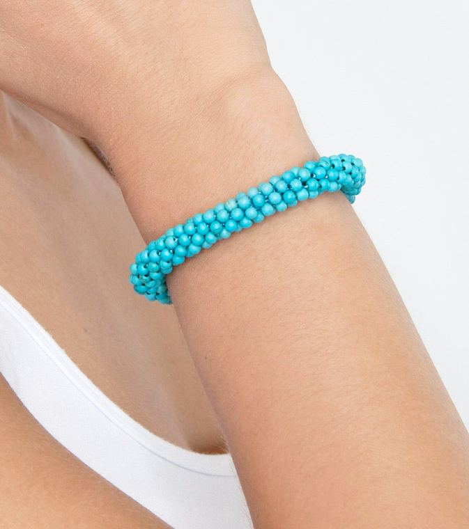 Turquoise Weave Bracelet Small* – Kagi