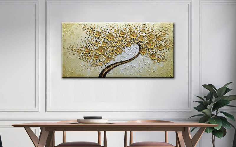 gold canvas wall art-oil painting-paintings for sale-(1)