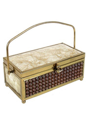 Vintage Brass Box Bag