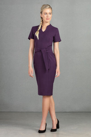 Florence Roby Dasa Dress in Plum