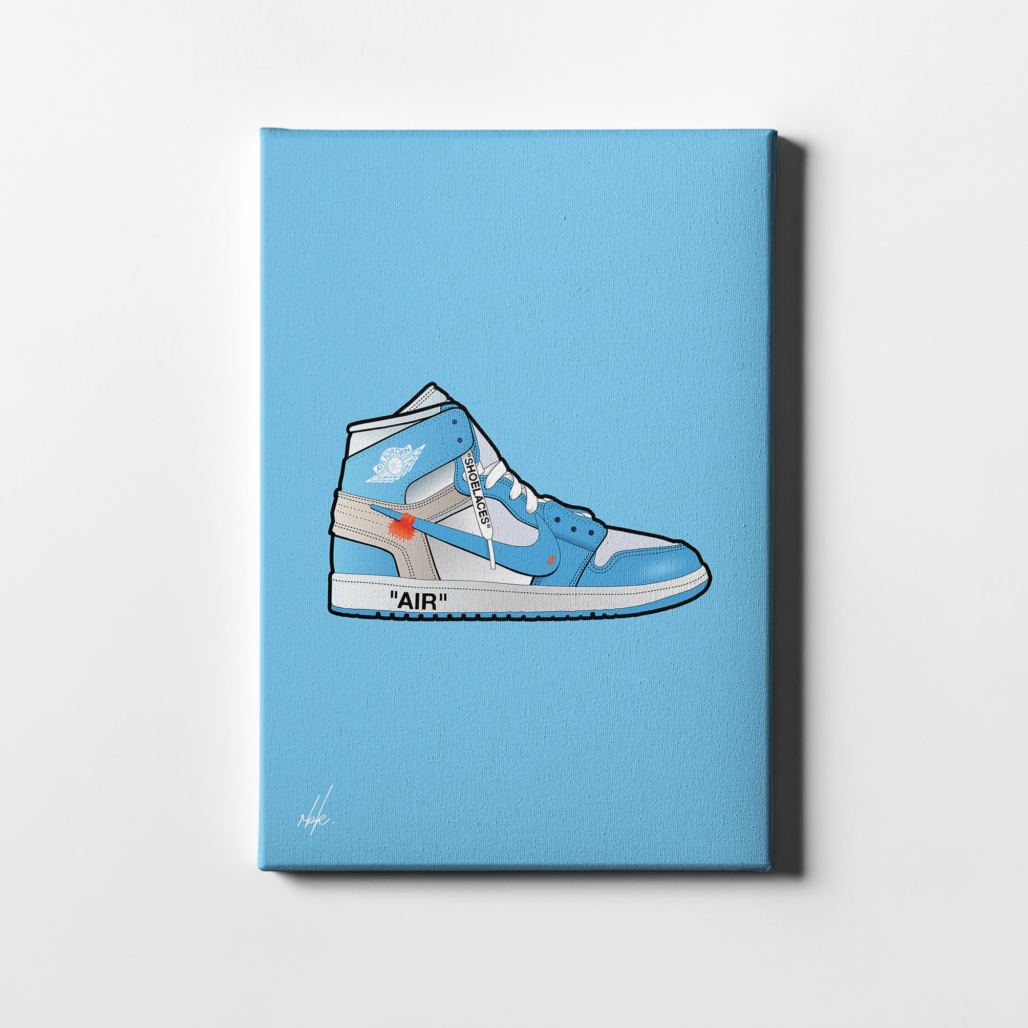 Nike Jordan 1 Sneaker Print Canvas 