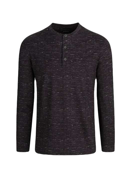 Bugatchi Performance Cotton Henley