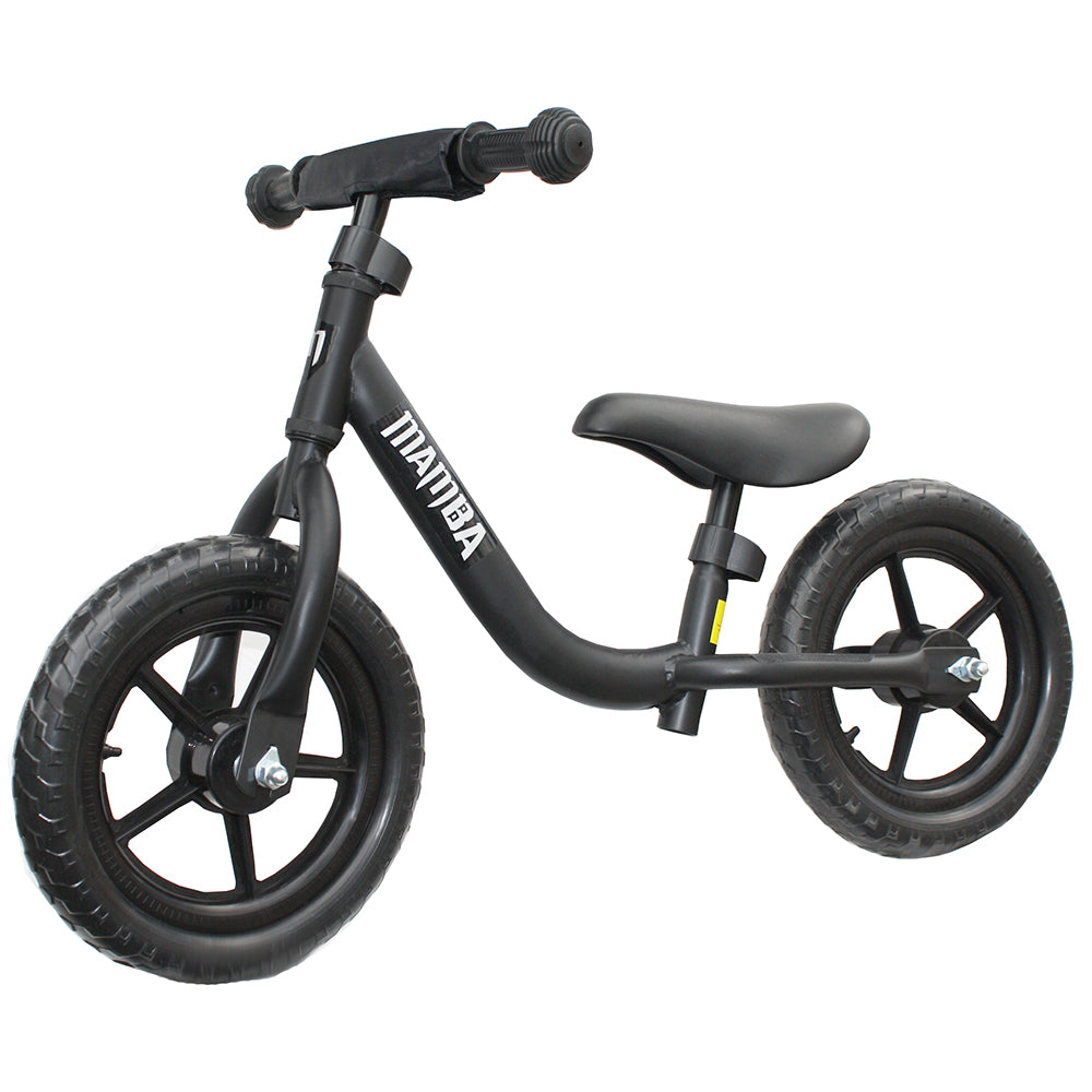 black balance bike