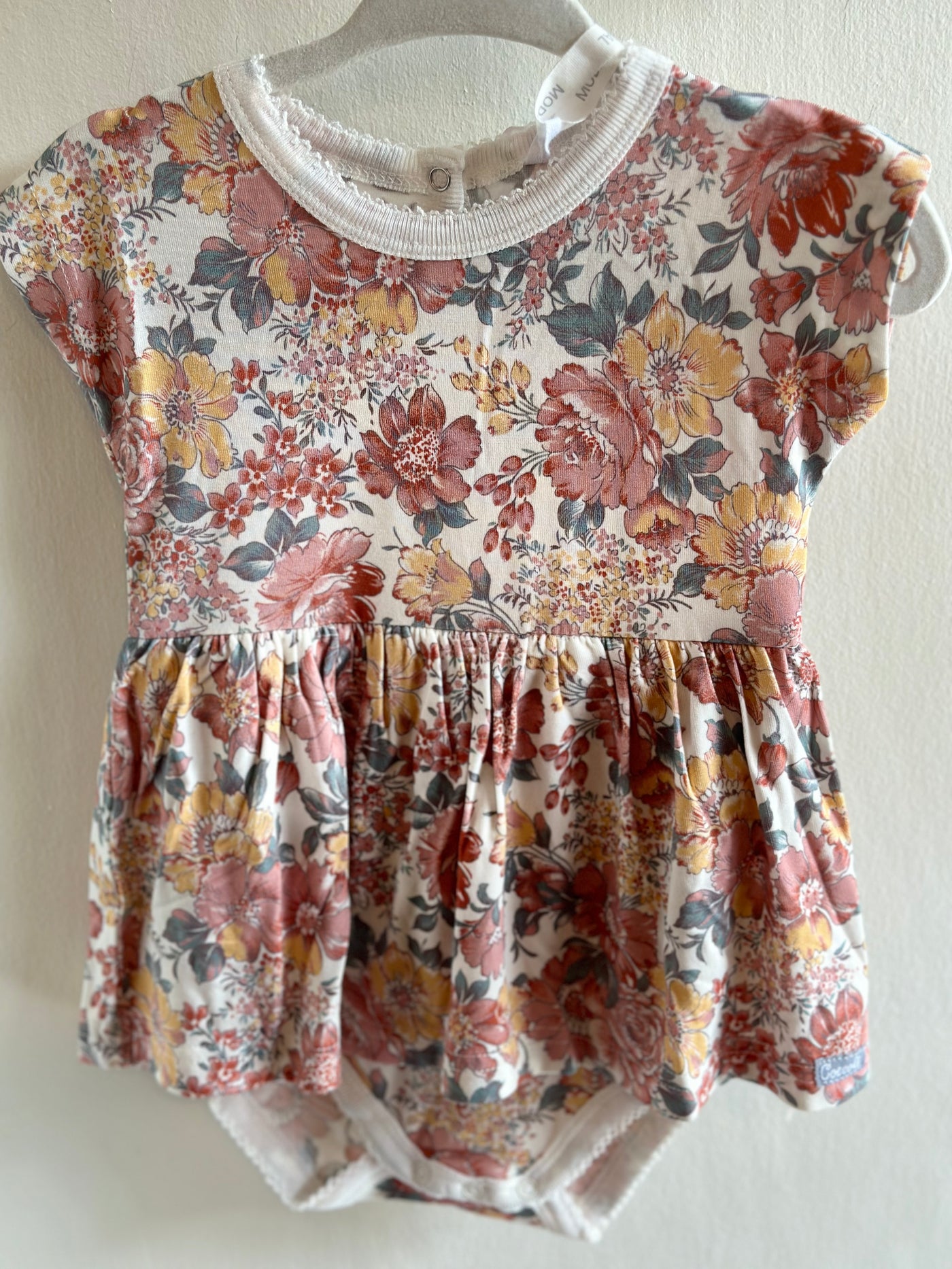 Coccoli - Floral Modal Skirted Romper