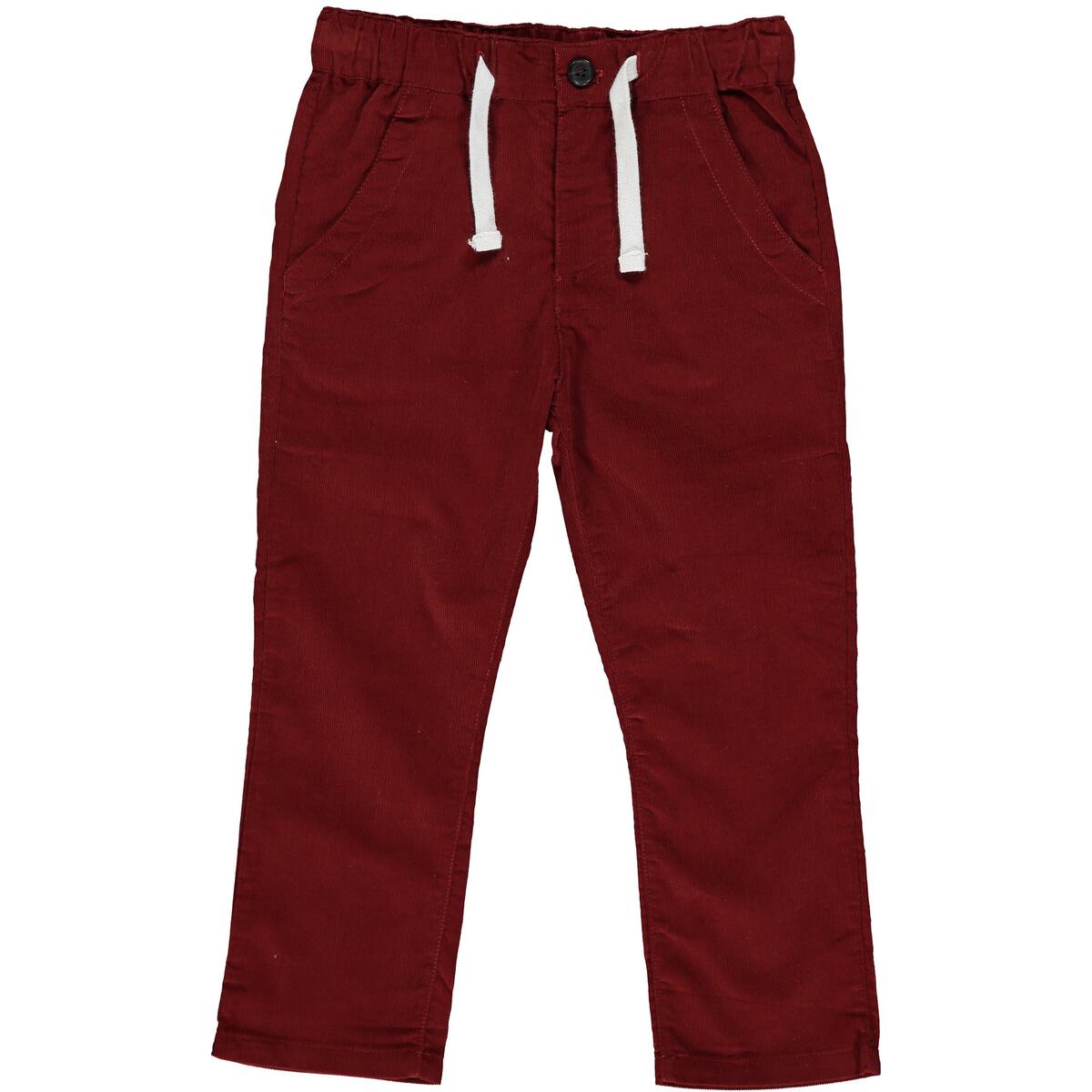 Me & Henry - Deep Red Cord Pants - kennethodaniel