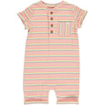 Me & Henry - Camborne Henley in Dusty Pink Multi Stripe