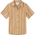 Poppet & Fox - Orange Stripe Woodstock Button Down Shirt