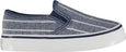 Me & Henry - Southampton Canvas Deck Shoes in Denim Stripe