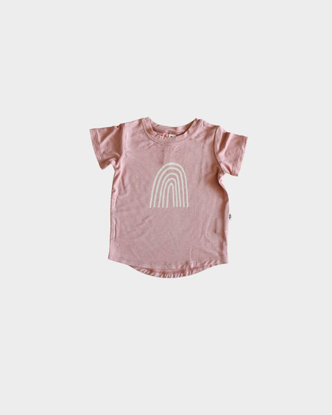 babysprouts clothing company - S23 D1: Kid's Screen-Printed Tee in Rainbow - transmediaassociates