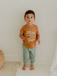 Babysprouts Clothing Company - Bamboo Printed Tee in Here Comes The Sun