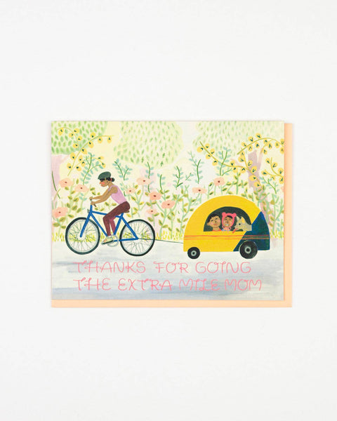 Small Adventure - Mom Biking Card - kennethodaniel