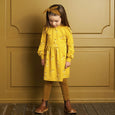 Musli - Chanterelle Long Sleeve Dress in Mustard