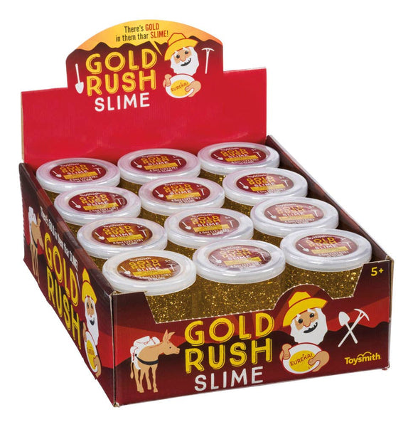 Toysmith - Gold Rush Slime, Gold Glitter Slime