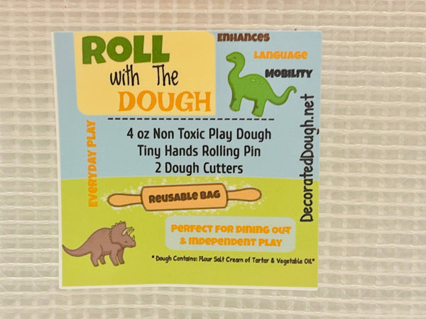 Decorated Dough - Roll W/ Dino Dough