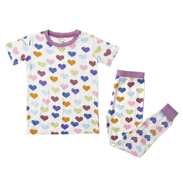 Emerson and Friends - Little Love Valentine's Day Toddler Kids Bamboo Pajamas - kennethodaniel
